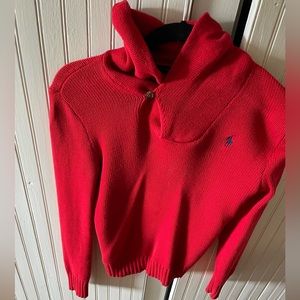 Red Ralph Lauren sweater